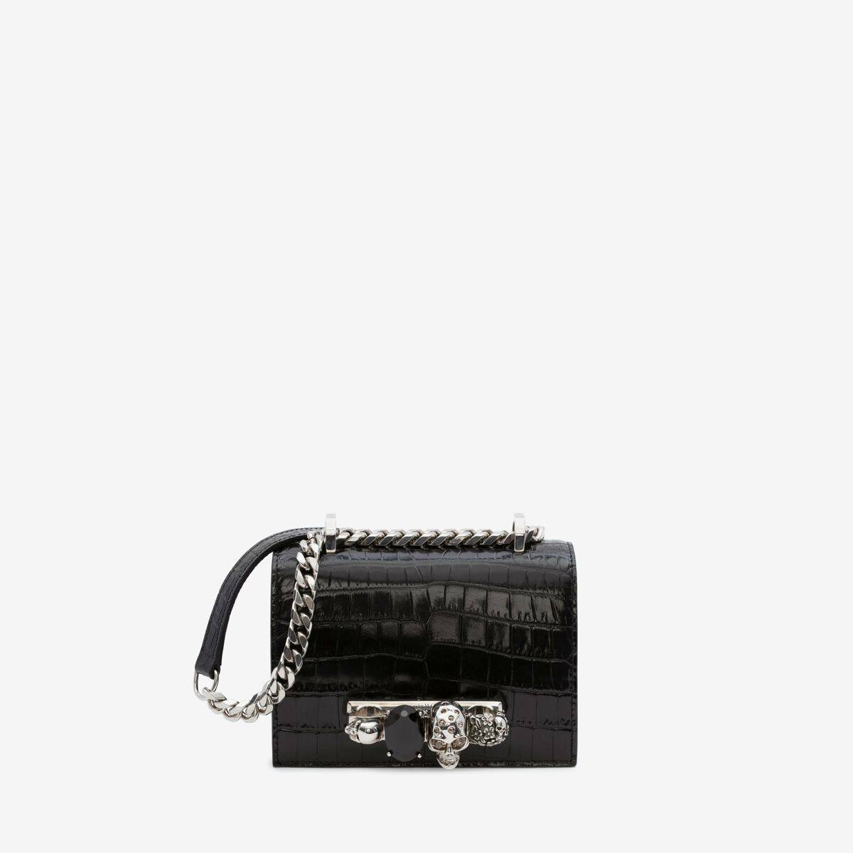 ALEXANDER MCQUEEN - Mini Jewelled Satchel - Item 6531341HB0Y1001